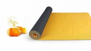 Thảm tập yoga chính hãng Hatha màu vàng