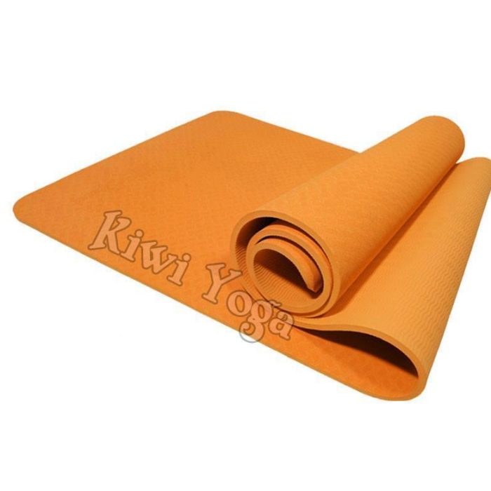 Thảm tập Yoga nhập khẩu Đài Loan 1 lớp màu cam