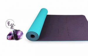 Thảm tập yoga chính hãng Hatha màu tím than