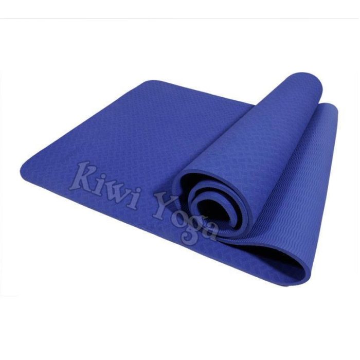 Thảm tập Yoga nhập khẩu Đài Loan 1 lớp xanh dương