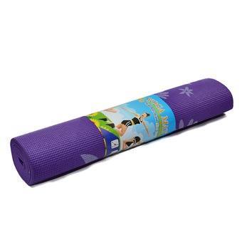 Thảm tập Yoga Thảm tập Yoga PVC có họa tiết màu tím