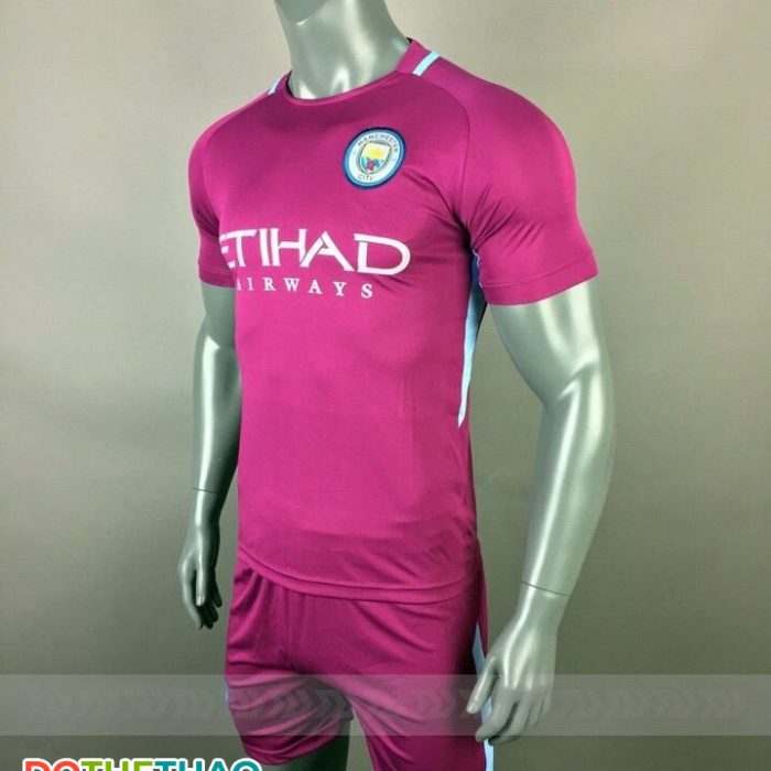 Áo bóng đá CLB Mancity màu tím năm 2018