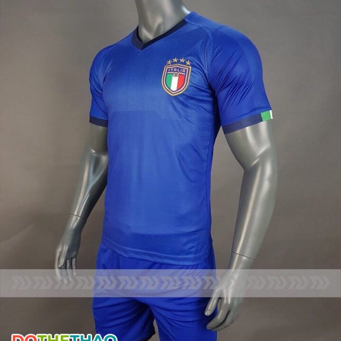 Áo bóng đá đội tuyển Italia 2018 màu xanh biển