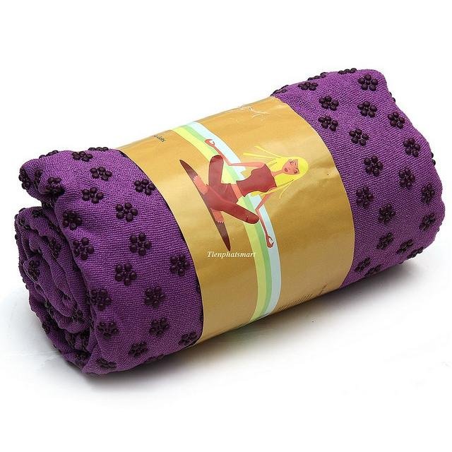Khăn trải thảm Yoga cao su non cao cấp