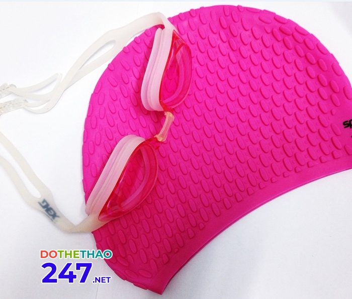 Mũ bơi Speedo màu hồng