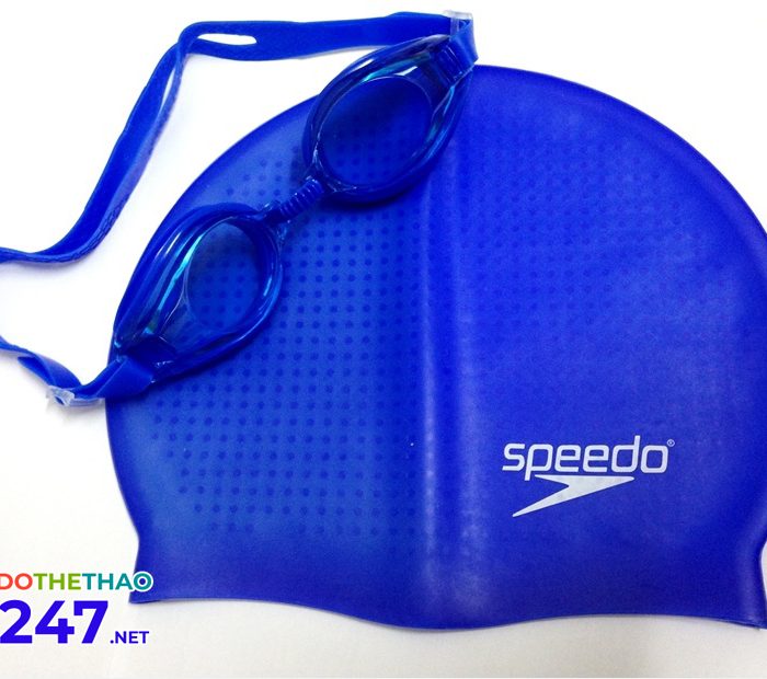 Mũ bơi Speedo màu xanh dương