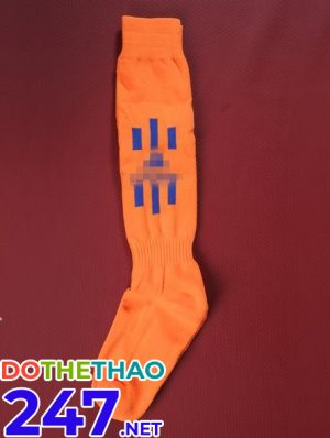 Tất bóng đá dài màu cam