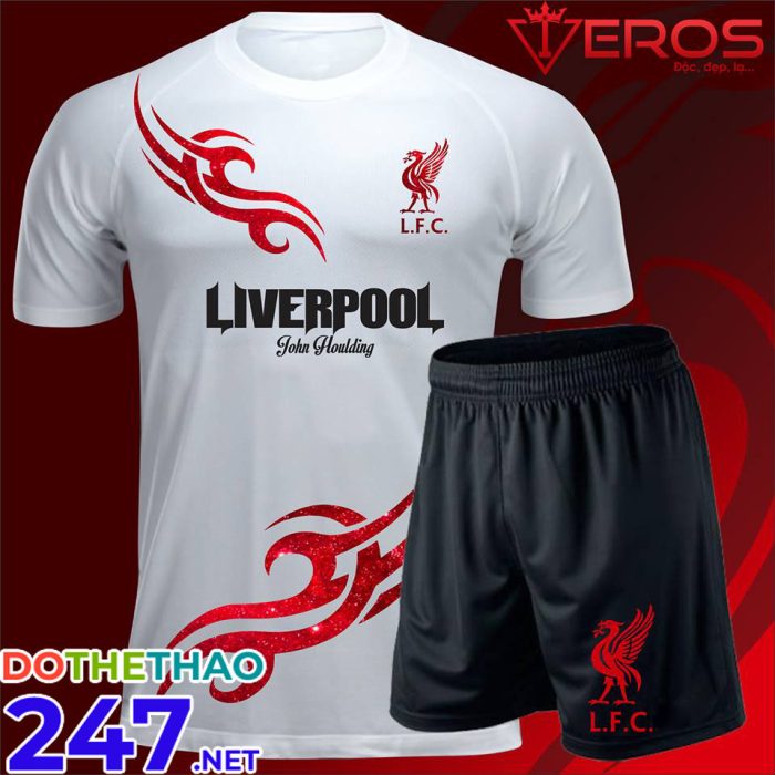 Áo bóng đá Liverpool chế màu trắng mới nhất năm 2018