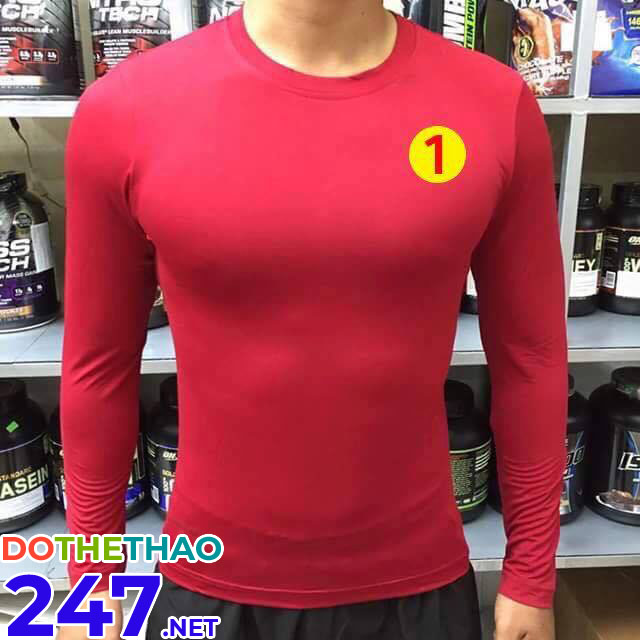 Áo lót bóng đá body màu đỏ