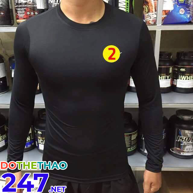 Áo lót bóng đá body màu đen