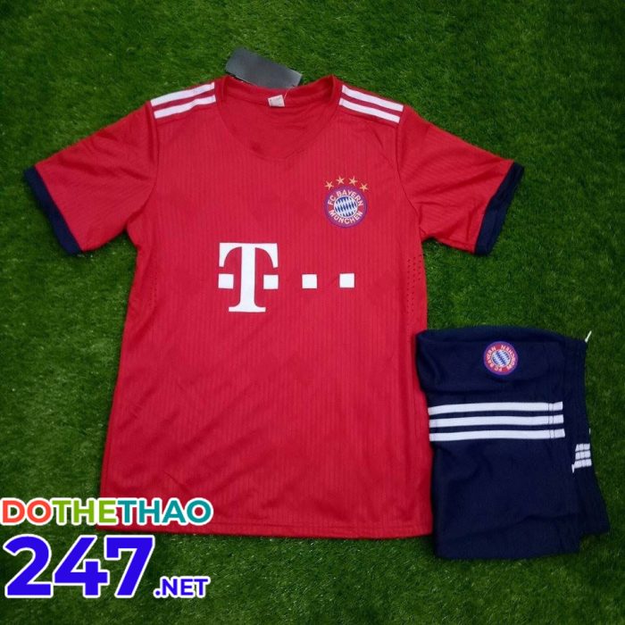 Áo bóng đá CLB Bayern màu đỏ mới nhất năm 2018