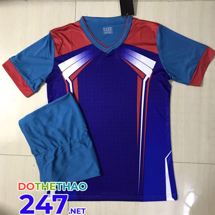 Áo bóng đá KLG màu xanh dương mã KLG-70 mới nhất