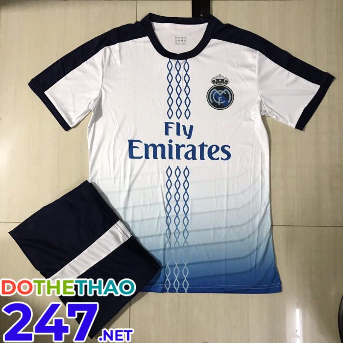 Áo bóng đá CLB Real Madrid màu trắng mới nhất 2018-2019