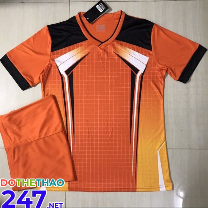 Áo bóng đá KLG màu cam mã KLG-72 mới nhất