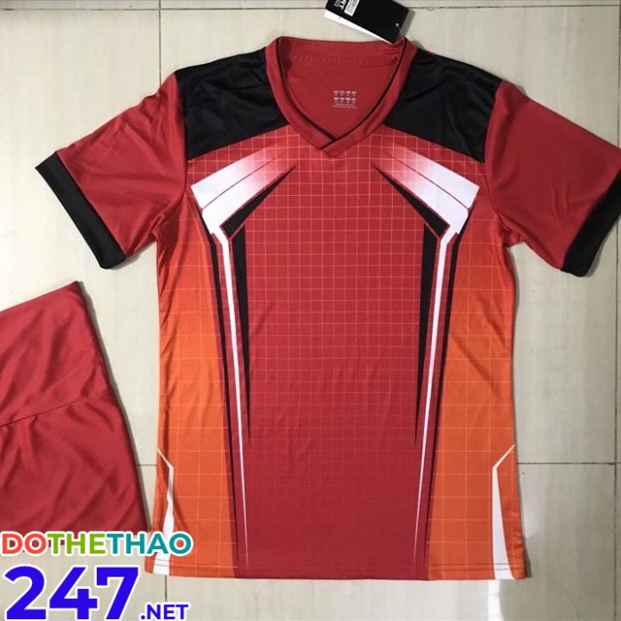 Áo bóng đá KLG màu đỏ mã KLG-73 mới nhất