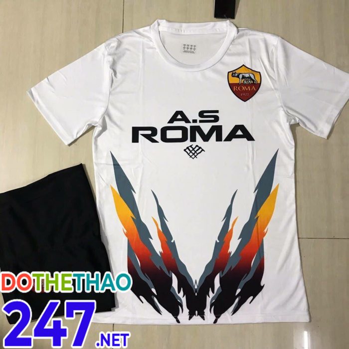 Áo bóng đá CLB Roma màu trắng mới nhất 2018-2019