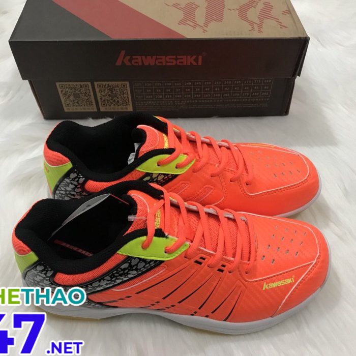 Giày bóng chuyền Kawasaki màu cam mới nhất 2019