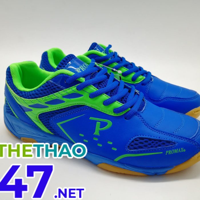 Giày bóng chuyền Promax màu xanh dương pha chuối mới nhất mã PRM 003
