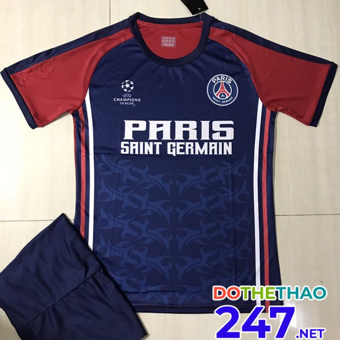 Áo bóng đá CLB PSG màu xanh tím than mới năm 2018-2019