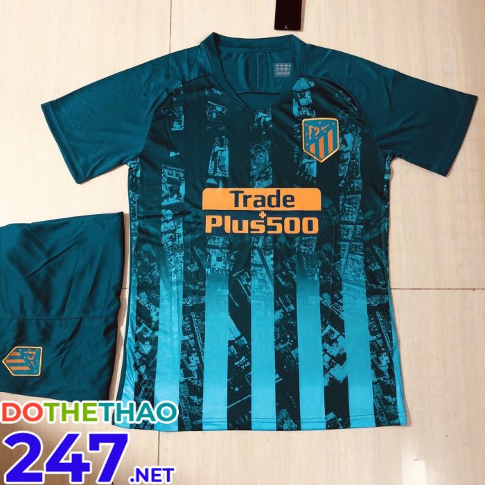 Áo bóng đá CLB Atlentico màu xanh mới năm 2018-2019