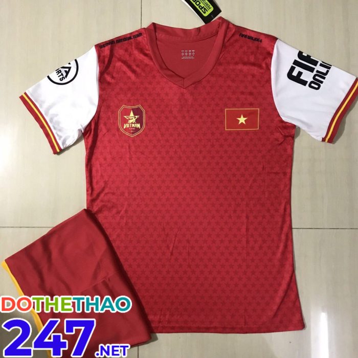 Áo bóng đá đội tuyển Việt Nam đỏ mới năm 2018-2019