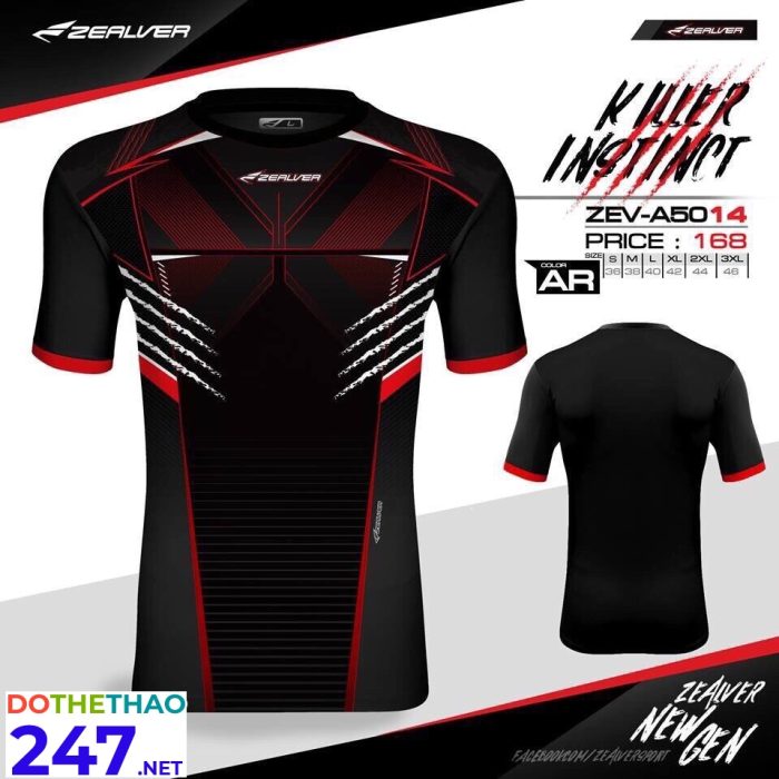 Áo bóng đá không logo Killer màu đen KLG-111 mới năm 2019-2020