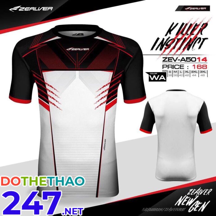 Áo bóng đá không logo màu trắng Killer KLG-108 mới năm 2019-2020