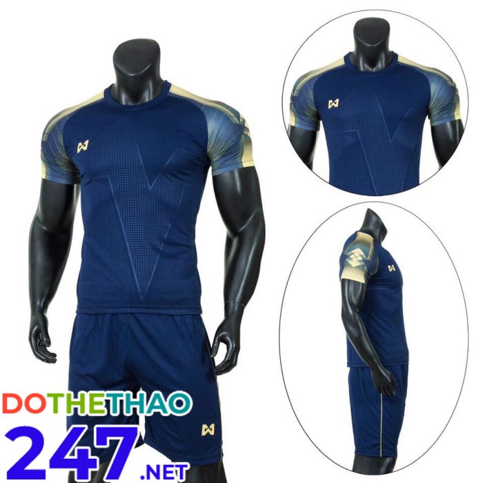 Áo bóng đá không logo màu tím than mã KLG-121 mới năm 2019-2020