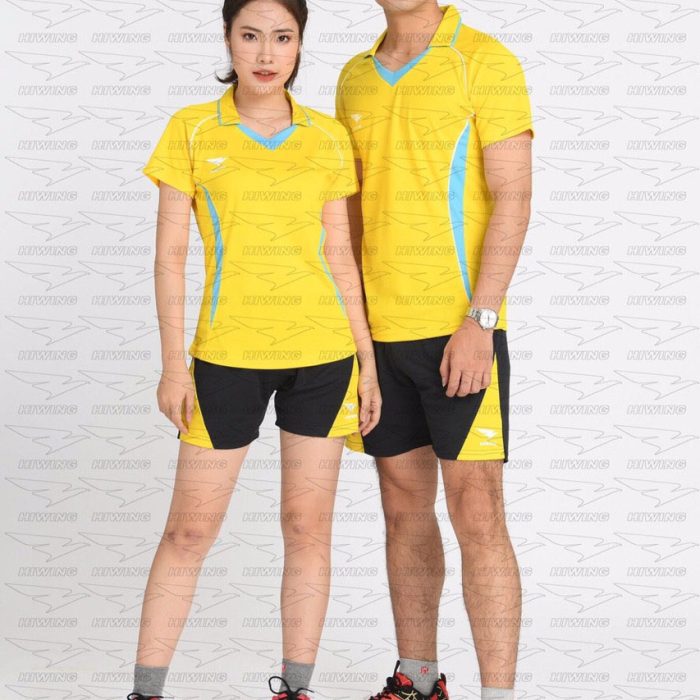 Áo bóng chuyền nam nữ HIWING H1 màu vàng mới nhất 2019