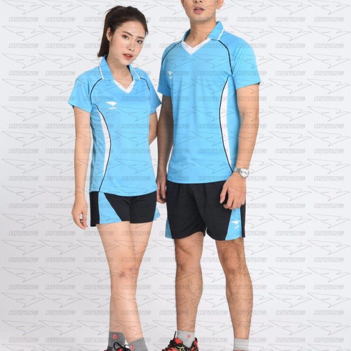 Áo bóng chuyền nam nữ HIWING H1 màu xanh ngọc mới nhất 2019