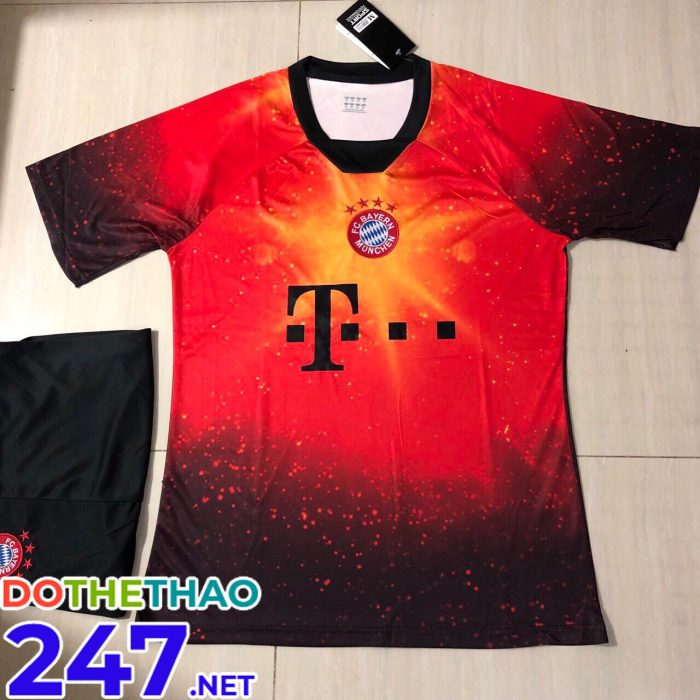 Áo bóng đá CLB Bayern màu đỏ cam mới nhất năm 2019-2020