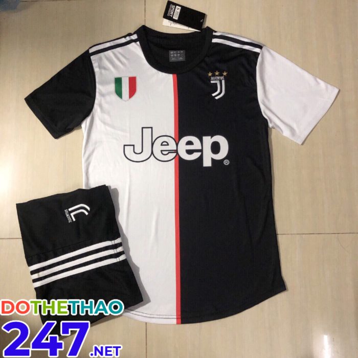 Áo bóng đá CLB Juventus màu đen trắng mới nhất năm 2019-2020
