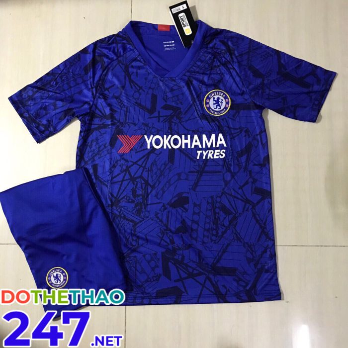 Áo bóng đá CLB Chelsea màu xanh dương mới nhất năm 2019-2020