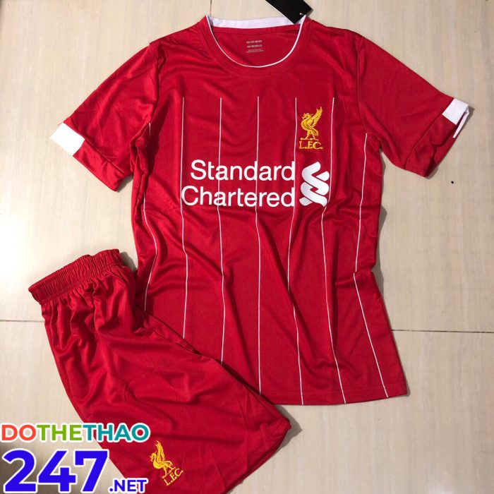 Áo bóng đá CLB Liverpool màu đỏ mới nhất năm 2019-2020