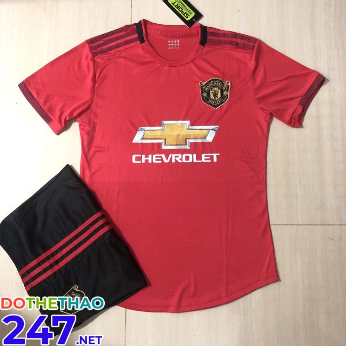 Áo bóng đá CLB Manchester United màu đỏ mới nhất năm 2019-2020