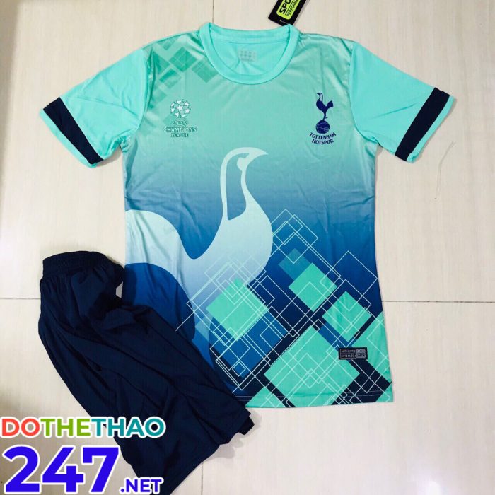 Áo bóng đá đội tuyển Tottenham màu xanh ngọc mới nhất năm 2019-2020