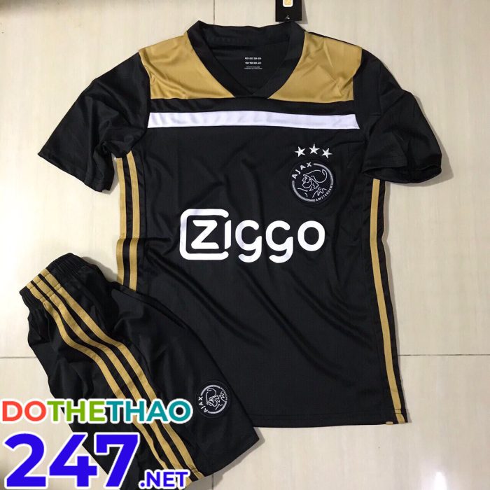 Áo bóng đá không logo Ziggo màu đen mới nhất năm 2019-2020
