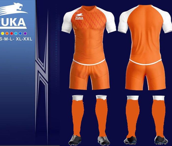  Áo bóng đá KLG mã KLG-188 màu cam mới nhất 2019-2020 