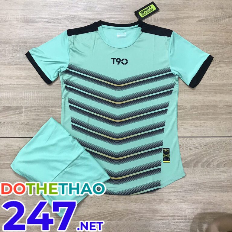 Áo bóng đá KLG mã KLG-179 màu xanh nhạt mới nhất 2019-2020 