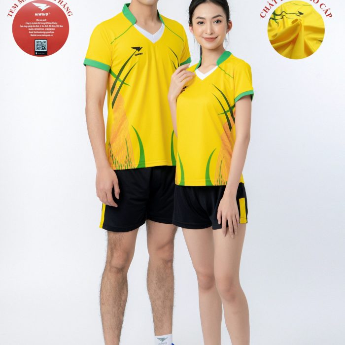 Áo bóng chuyền nam nữ Hiwing Volverine (H3) màu vàng