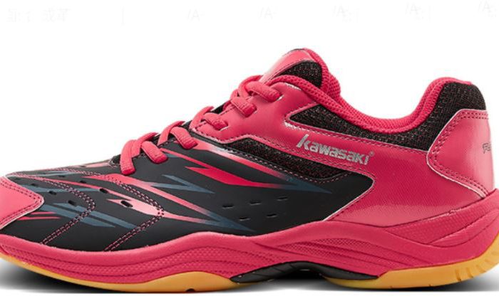 Giày cầu lông, bóng chuyền, bóng bàn Kawasaki Flamingo màu đỏ