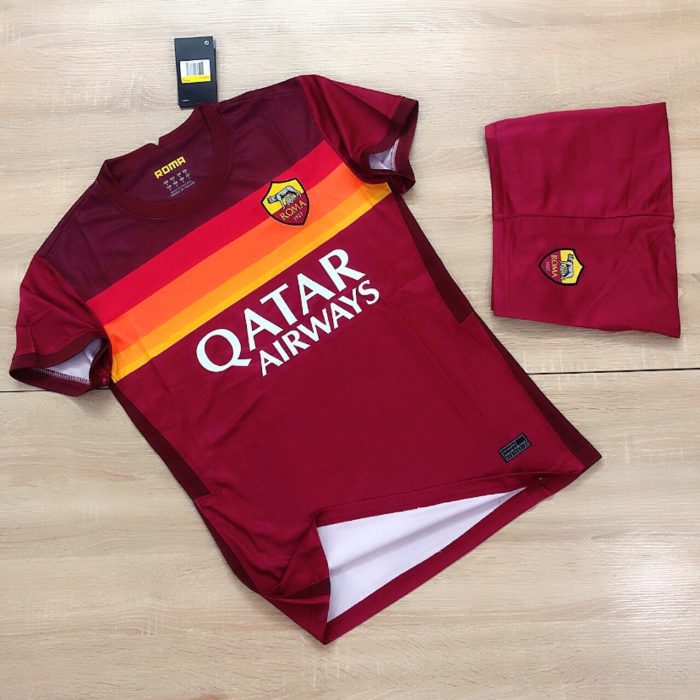 Áo bóng đá CLB AS ROMA màu đỏ nhất mùa giải 2021