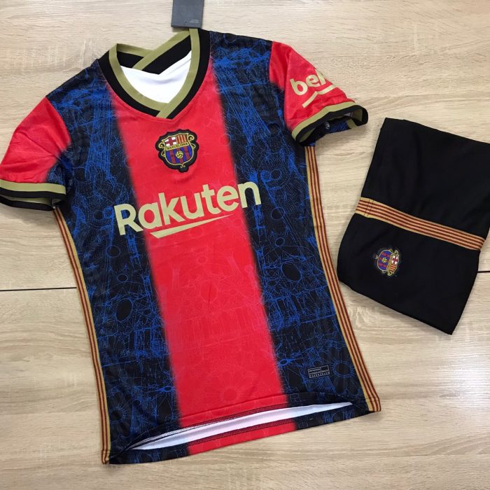 Áo bóng đá CLB Barca màu truyền thống mới nhất 2021-2022