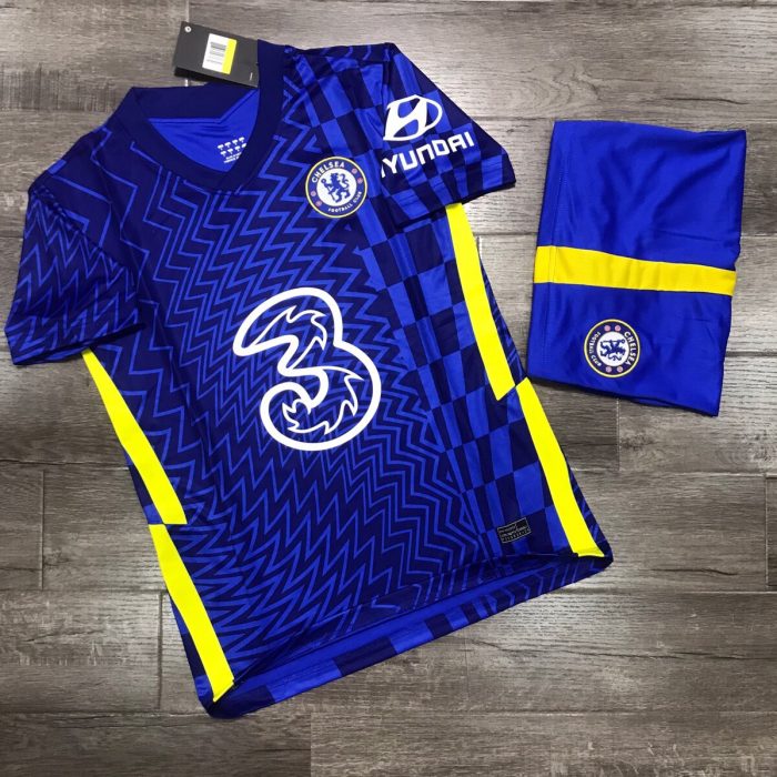 Áo bóng đá CLB Chelsea màu xanh dương mới nhất 2021-2022