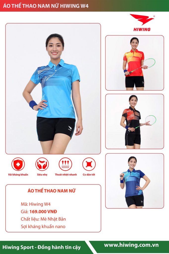 Bộ quần áo cầu lông nữ