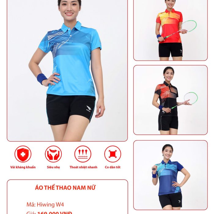 Bộ quần áo cầu lông nữ
