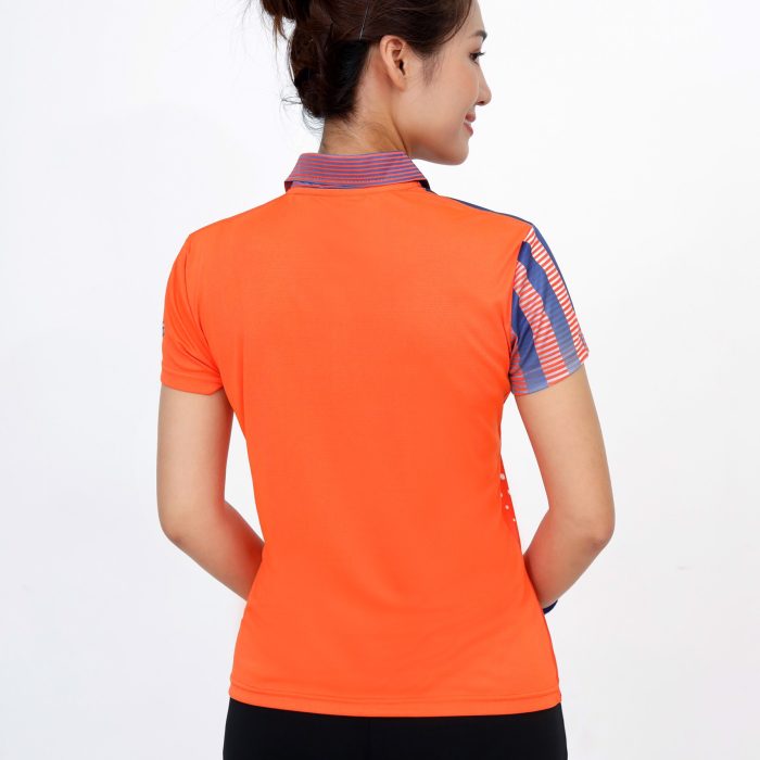 Quần áo cầu lông nữ cam 3