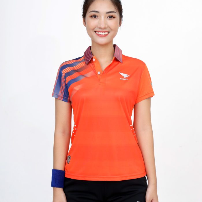 Quần áo cầu lông nữ cam 6