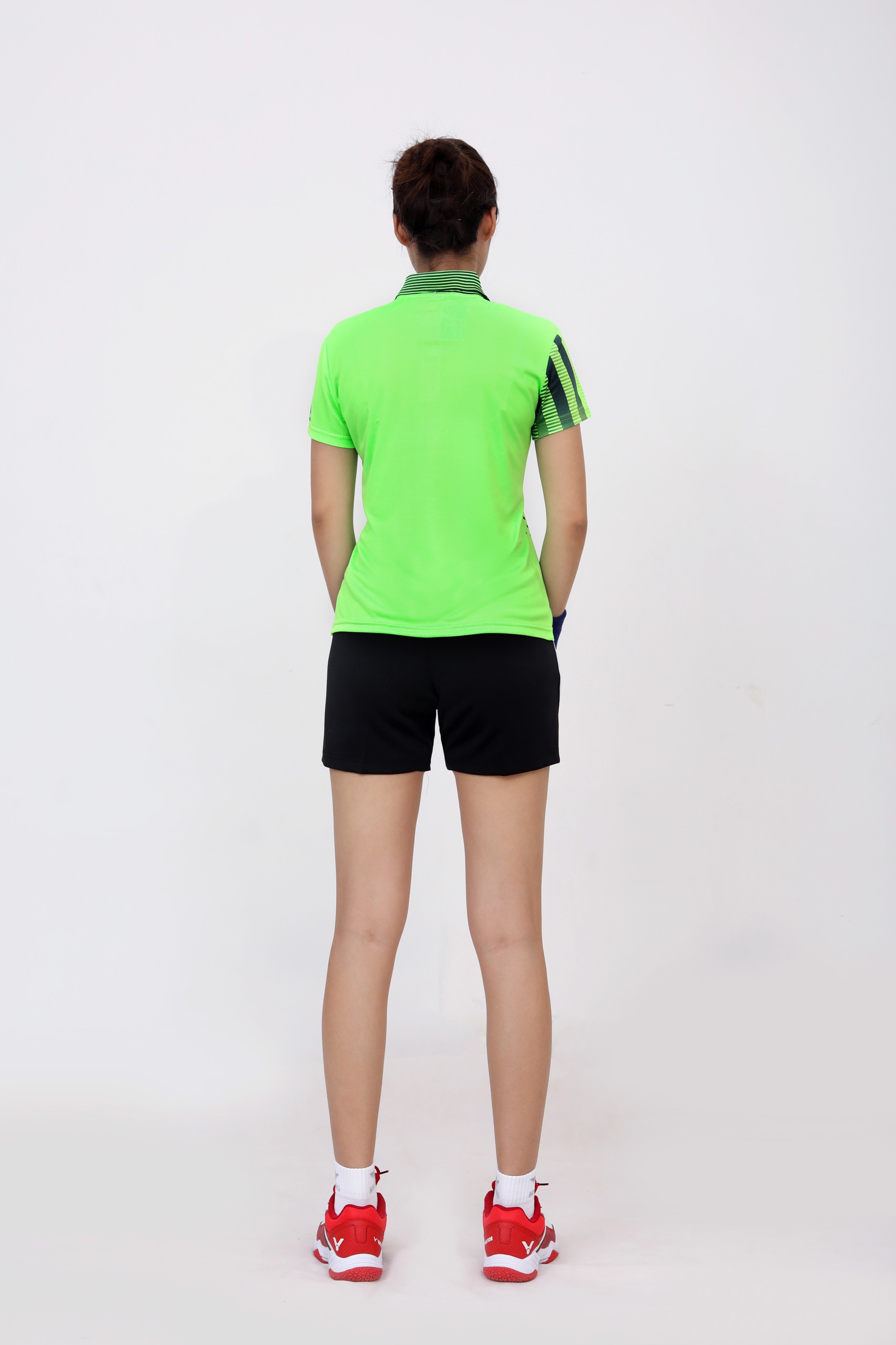 Quần áo cầu lông nữ xanh 4