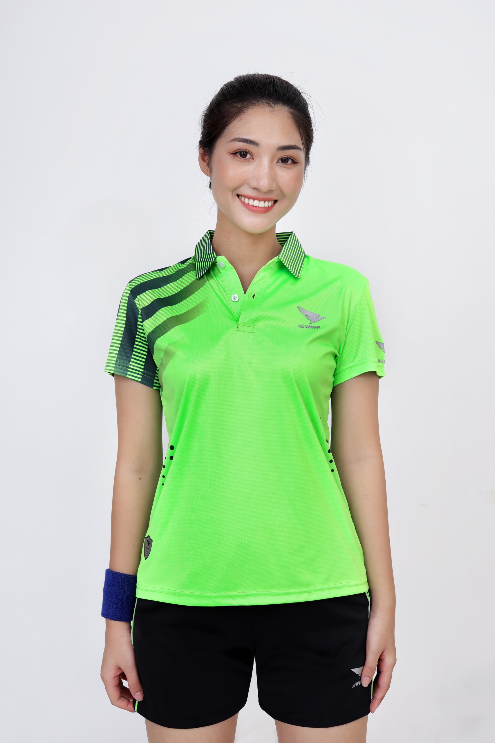 Quần áo cầu lông nữ xanh 7